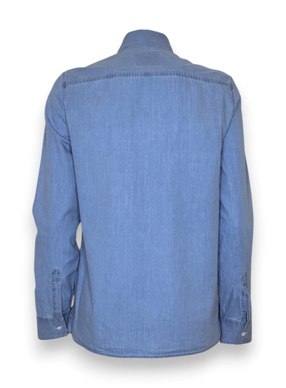 Camicia manica lunga chambray