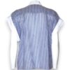 Camicia manica corta rigata+ajour