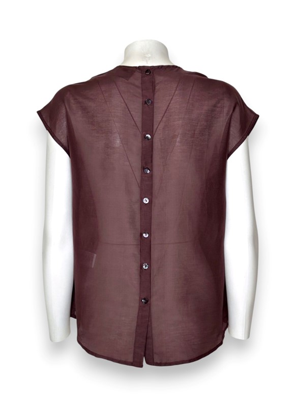 Blusa garza manica aletta