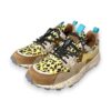Sneakers suede print leo cotton