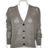 Cardigan filo traforato