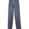 Pantalone palazzo+culisse gessato