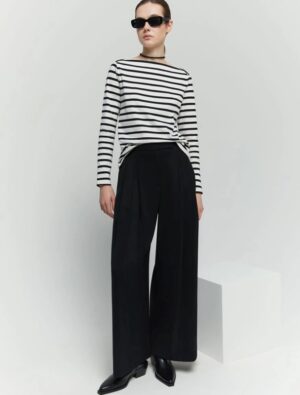 Pantalone palazzo crepe