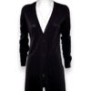 Cardigan lungo crepe