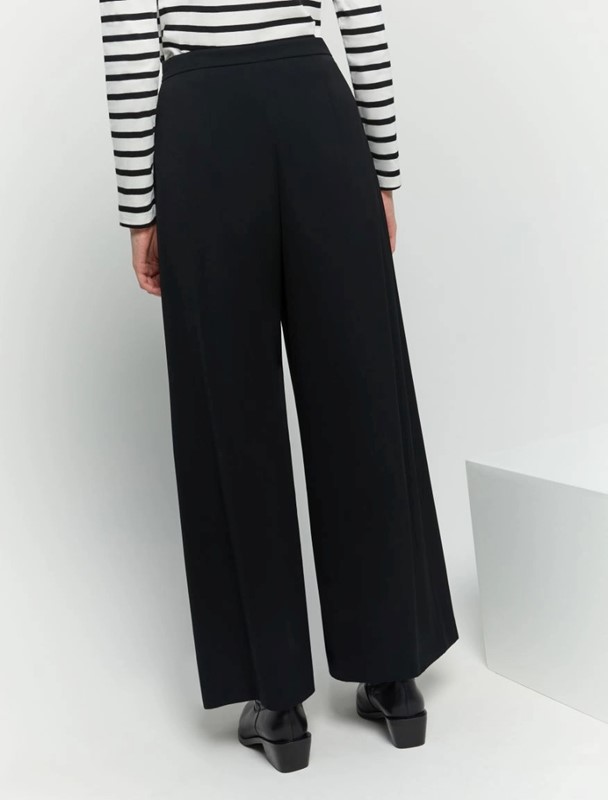Pantalone palazzo crepe