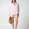Camicia over rigata cotone