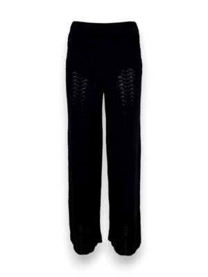 Pantalone zampa traforato+culotte