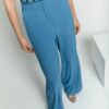 Pantalone palazzo seta