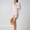 Camicia over rigata cotone