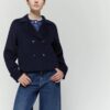 Peacoat corto panno doppiopetto