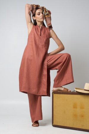 Pantalone palazzo lino