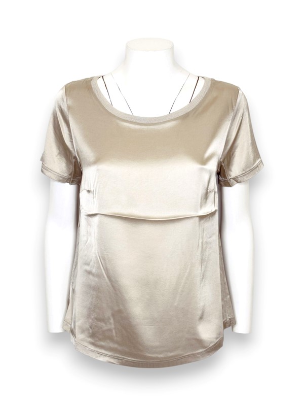 T-shirt girocollo viscosa