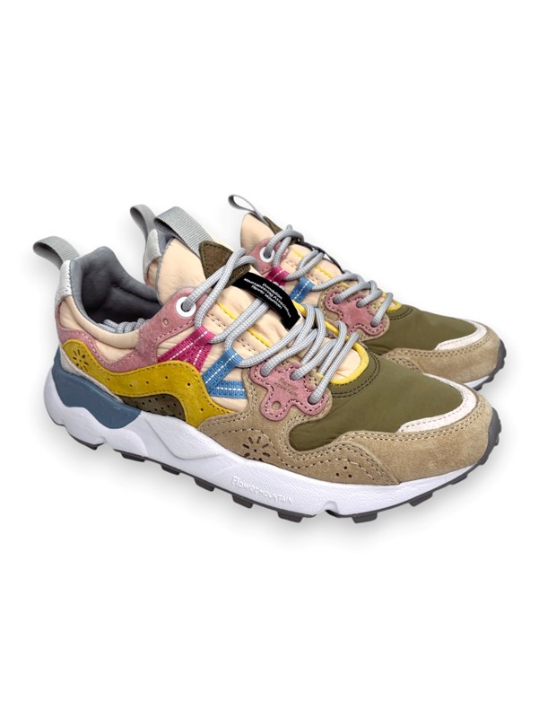 Sneakers suede nylon