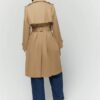 Trench doppiopetto cotone organico