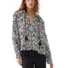 Blusa manica lunga mussola stampa fiori