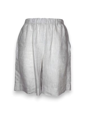 Bermuda elastico lino
