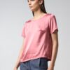 T-shirt girocollo viscosa