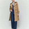 Trench doppiopetto cotone organico