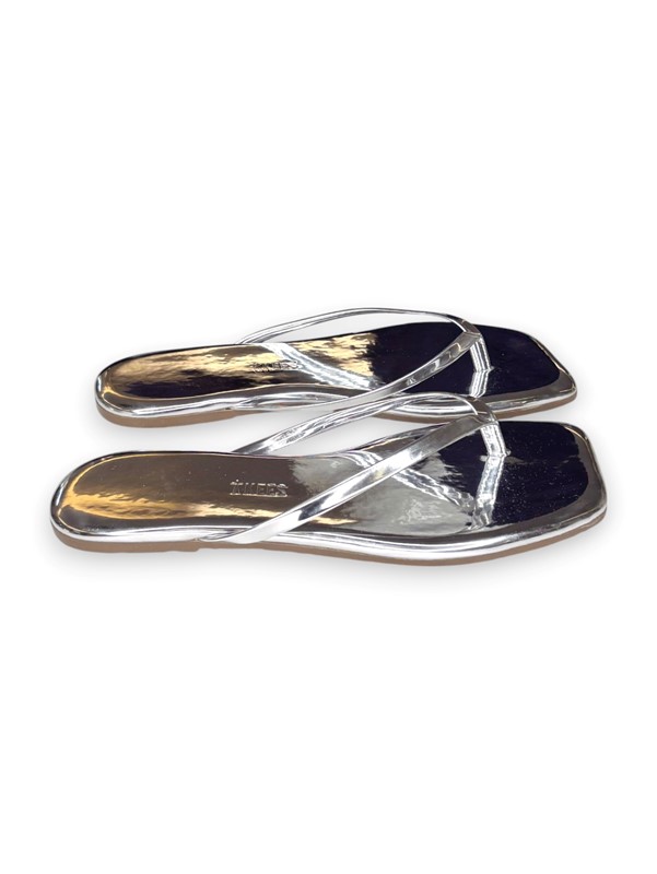 Infradito square toe lily mirror