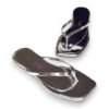 Infradito square toe lily mirror