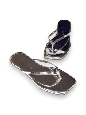 Infradito square toe lily mirror