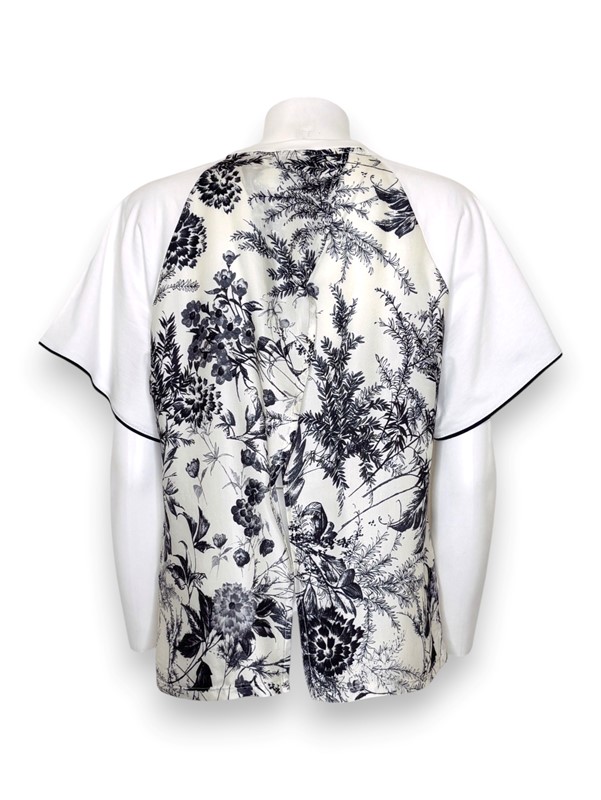 T-shirt viscosa stampa giapponese dietro